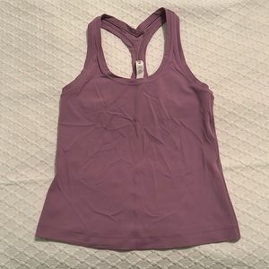 Lululemon Size 6 Purple Cool Racerback Short Tank Top Nulu